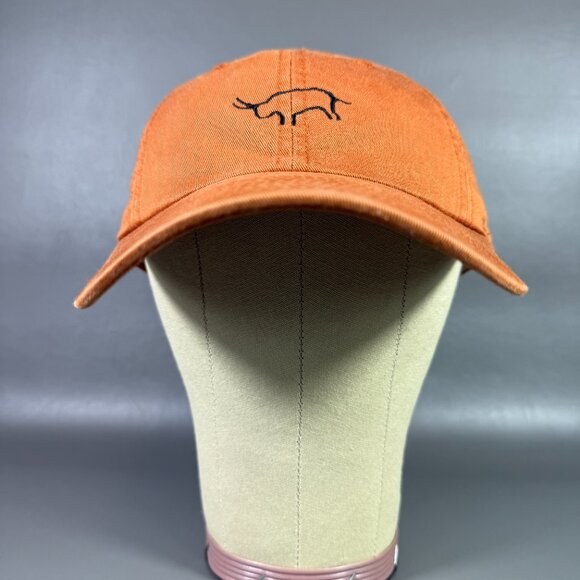 American Needle Gozzer Ranch Idaho Golf & Lake Club Hat Orange Adjustable Strap - Picture 3 of 13